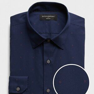 NEW Banana Republic Men's Slim Fit Non-Iron Dress Shirt